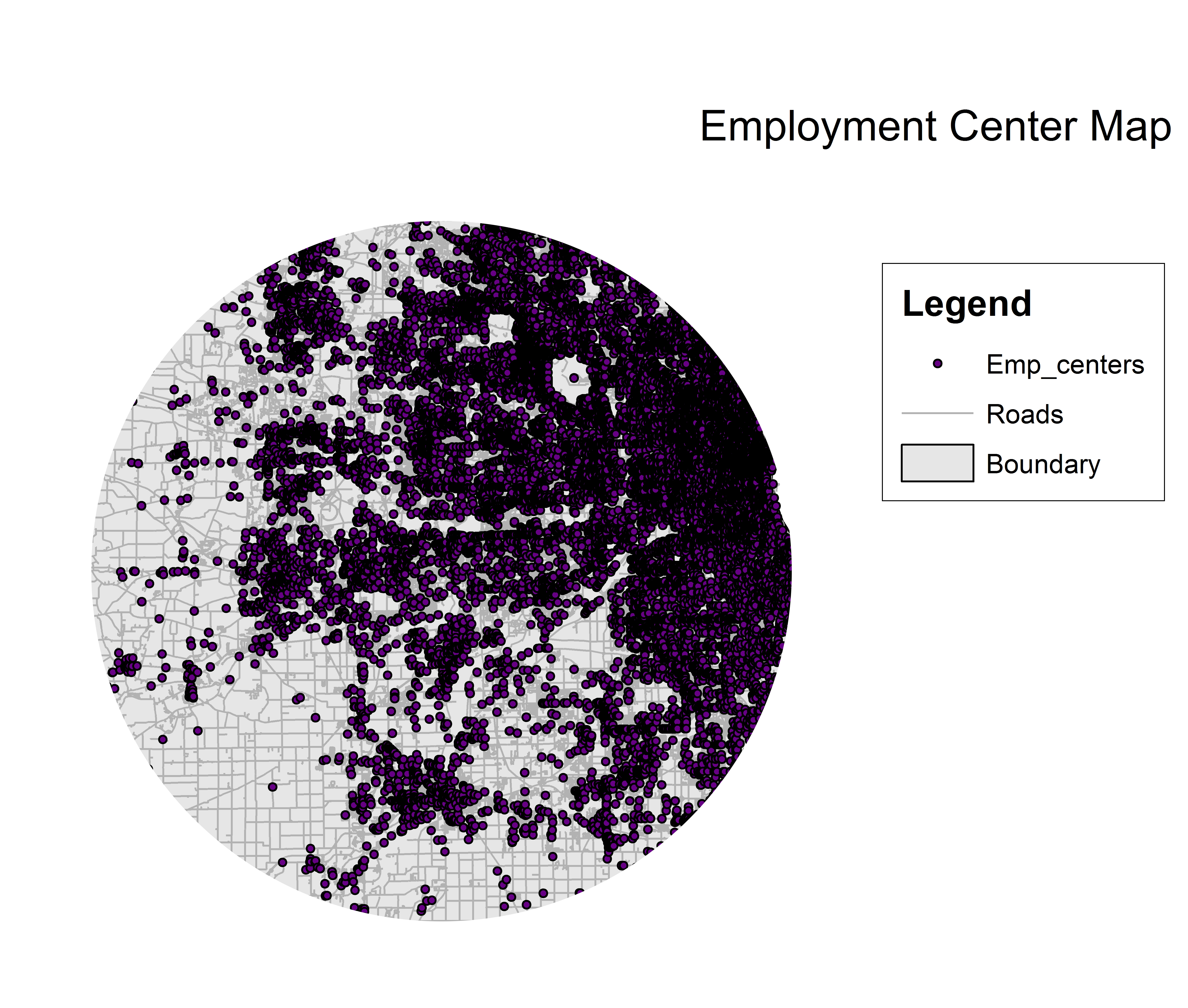 Employment Center Map