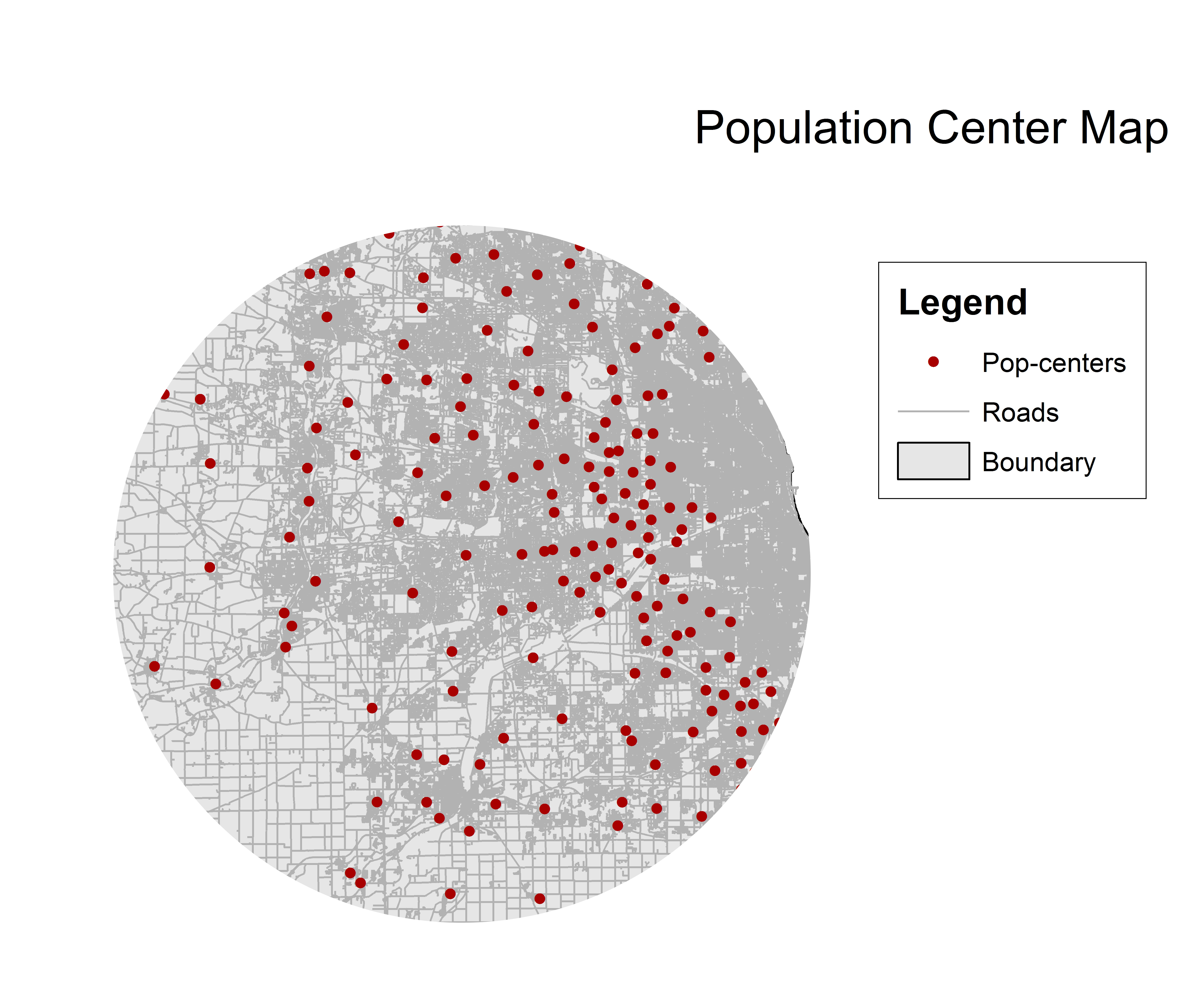 Population Center Map